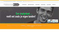 Desktop Screenshot of implantologie-amersfoort.nl